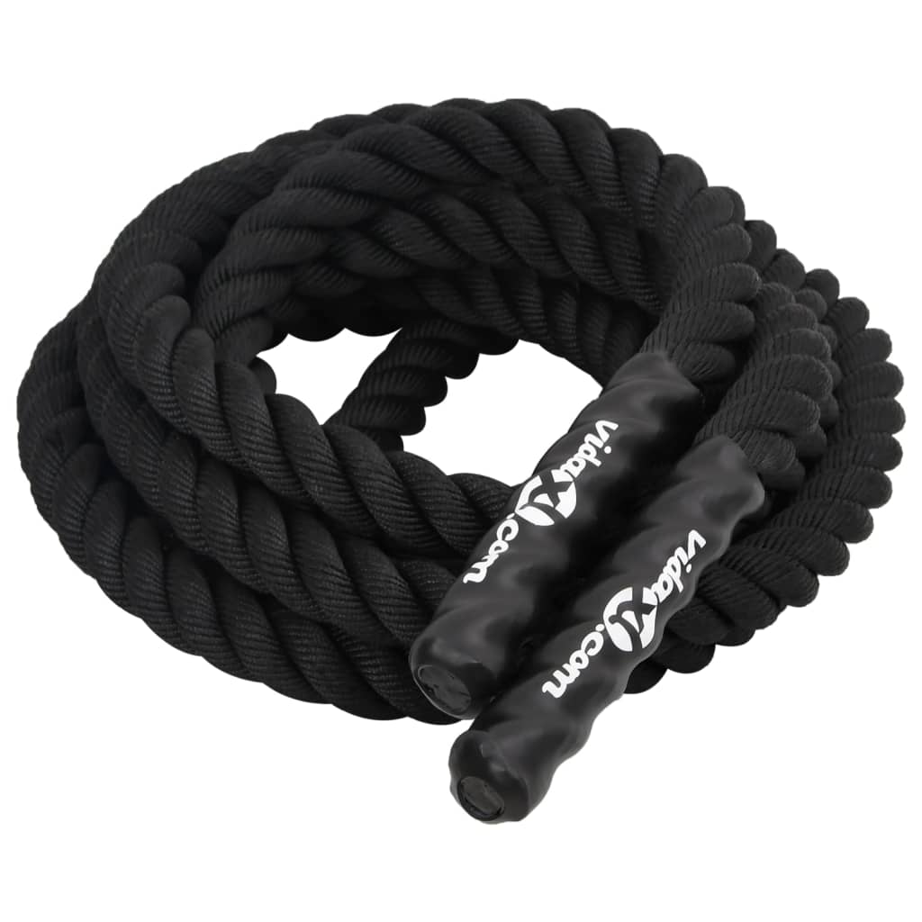 Kampfseil Schwarz 9 m 6,8 kg Polyester