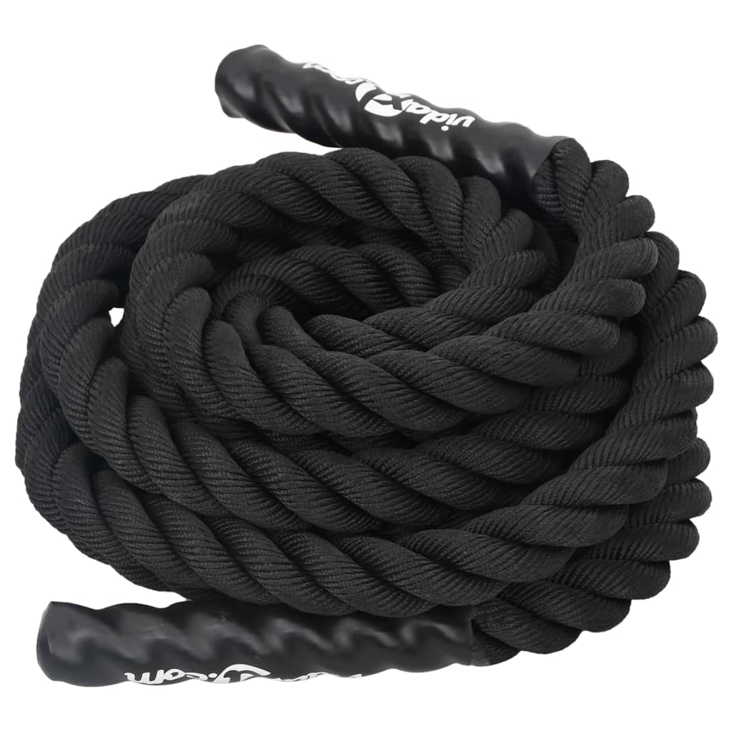 Kampfseil Schwarz 9 m 6,8 kg Polyester
