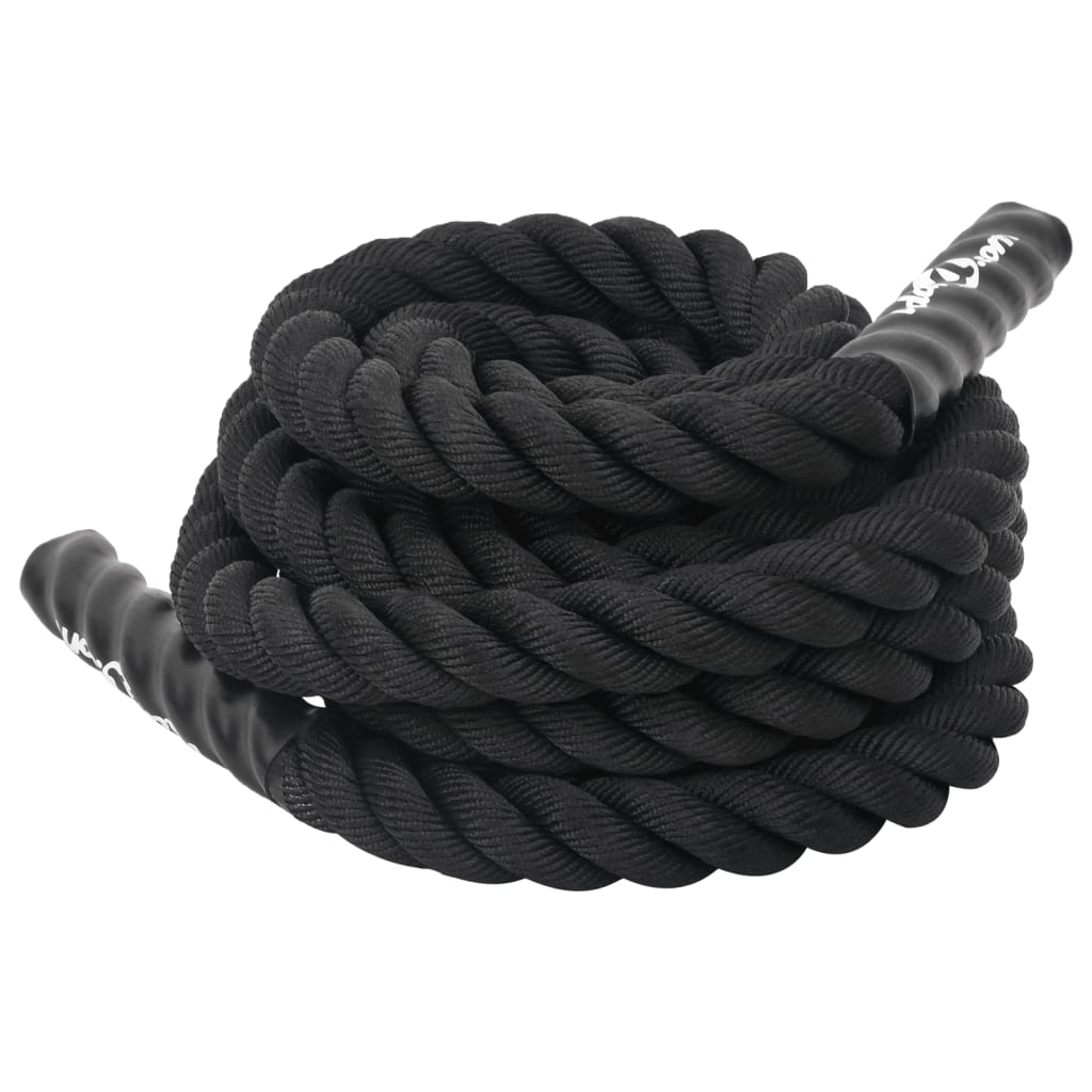 Kampfseil Schwarz 9 m 6,8 kg Polyester