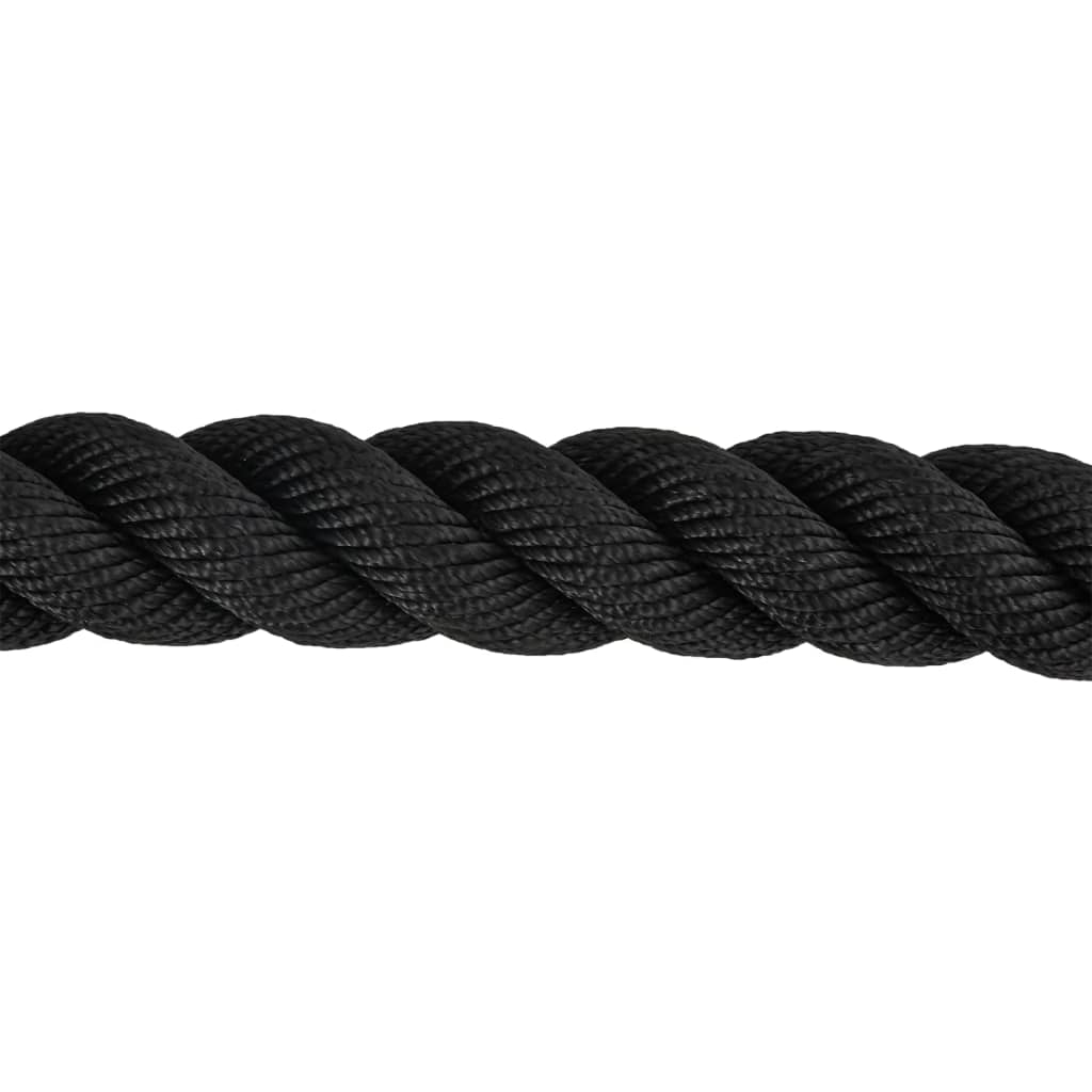 Kampfseil Schwarz 9 m 6,8 kg Polyester