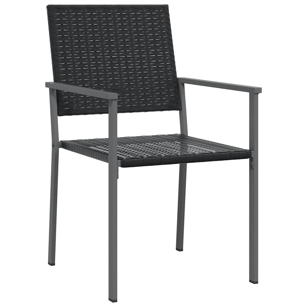 9-tlg. Garten-Essgruppe Poly Rattan und Stahl