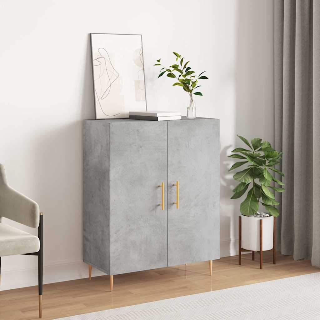 Sideboard Betongrau 69,5x34x90 cm Holzwerkstoff