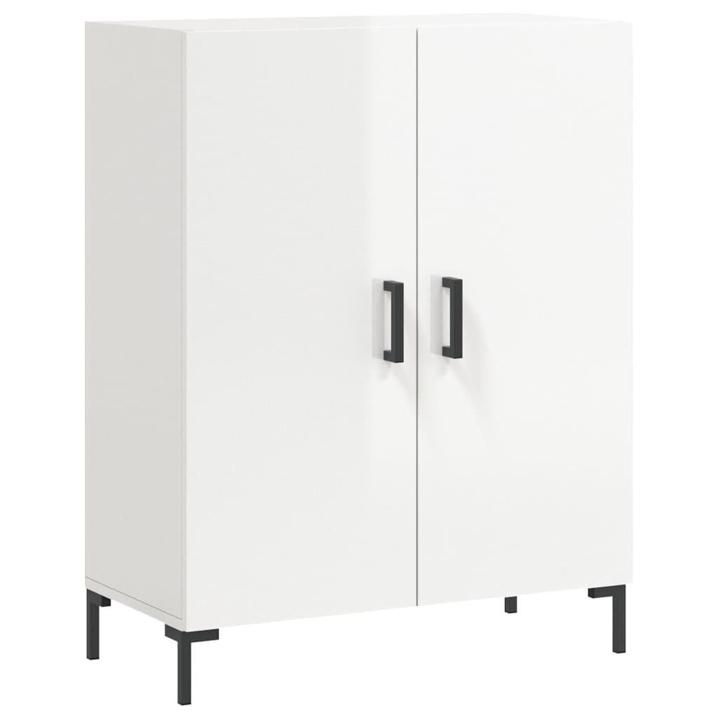 Sideboard Hochglanz-Weiß 69,5x34x90 cm Holzwerkstoff
