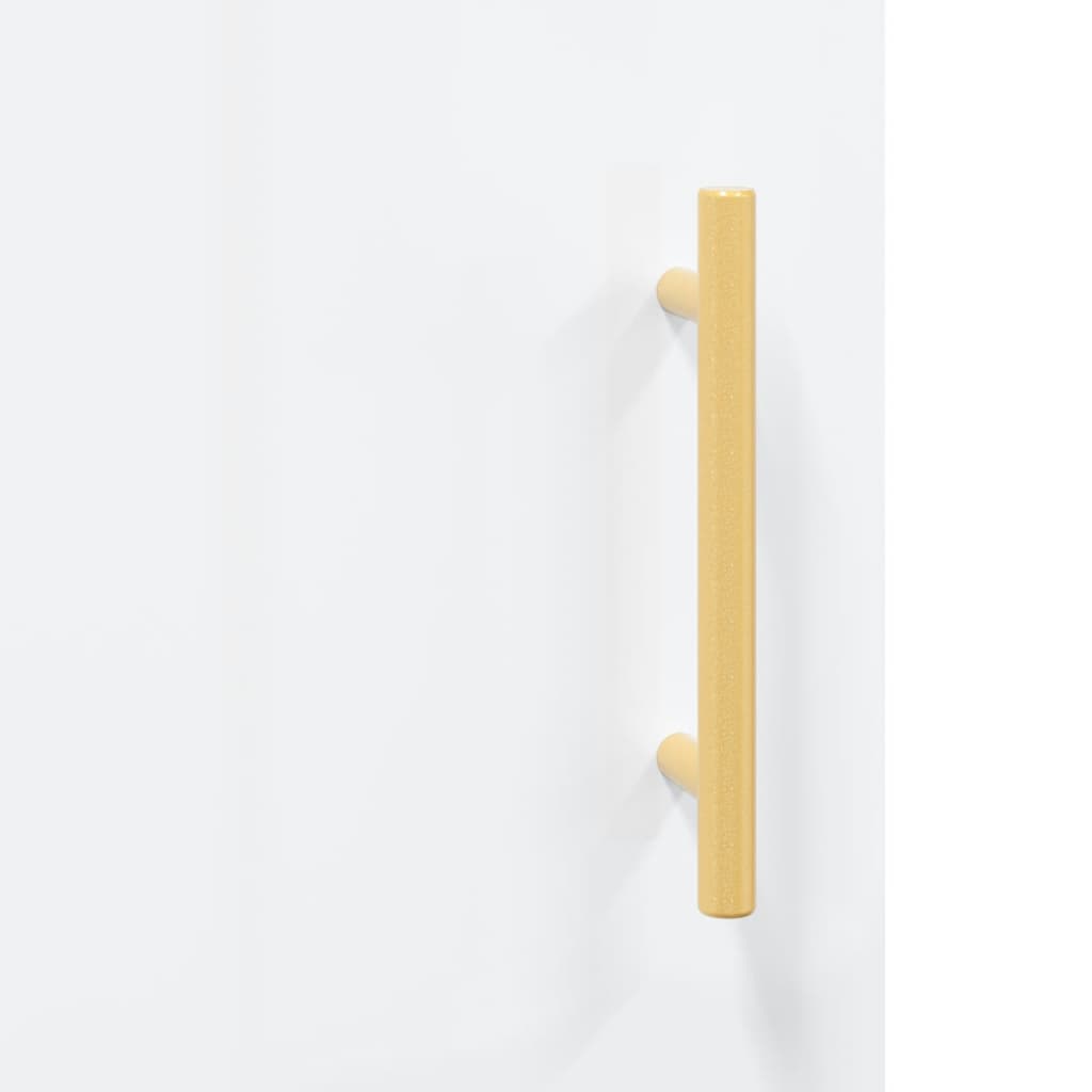 Sideboard Hochglanz-Weiß 69,5x34x90 cm Holzwerkstoff