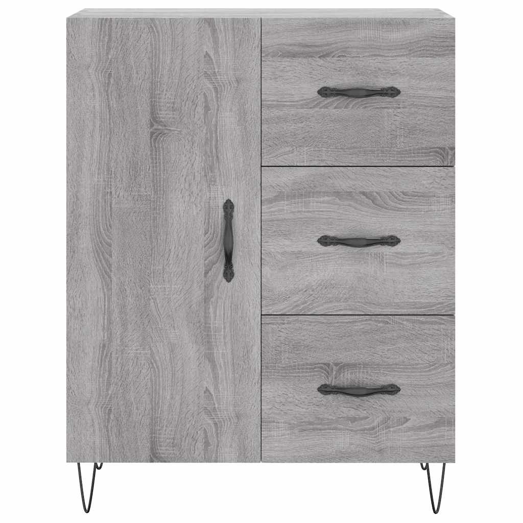 Sideboard Grau Sonoma 69,5x34x90 cm Holzwerkstoff