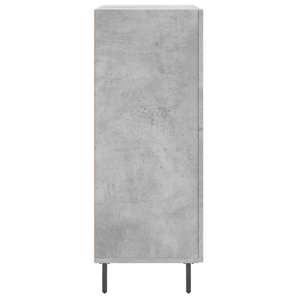 Sideboard Betongrau 69,5x34x90 cm Holzwerkstoff