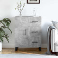 Sideboard Betongrau 69,5x34x90 cm Holzwerkstoff