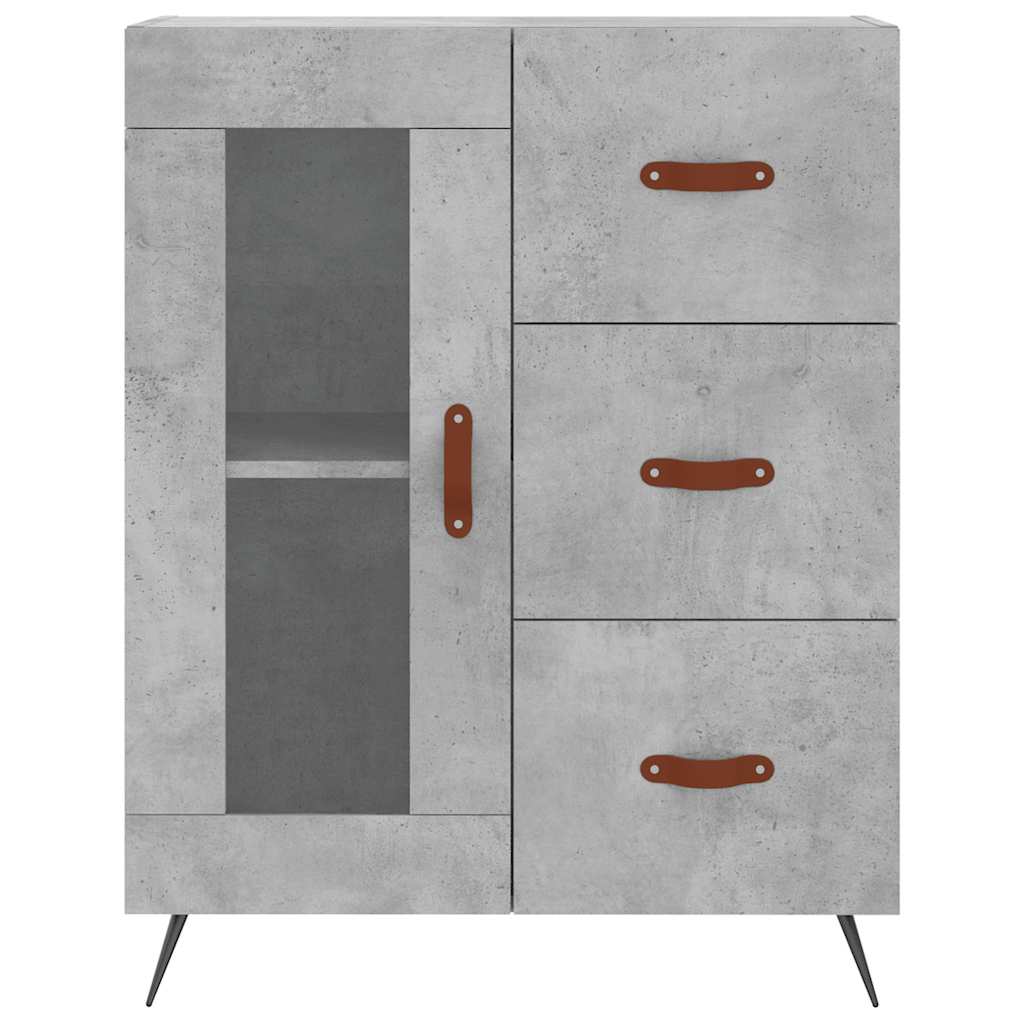 Sideboard Betongrau 69,5x34x90 cm Holzwerkstoff