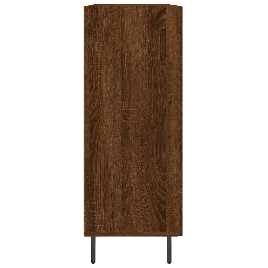 Sideboard Braun Eichen-Optik 69,5x34x90 cm Holzwerkstoff