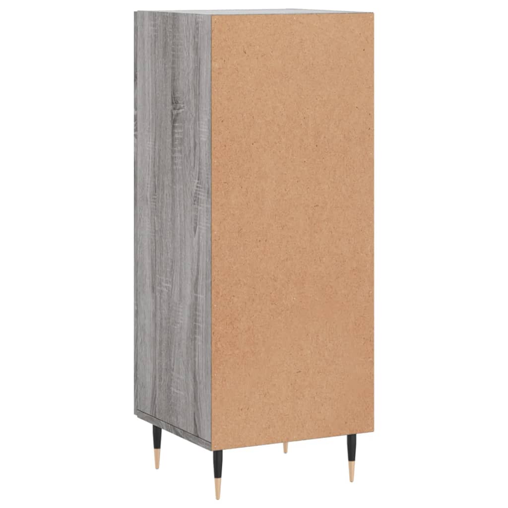 Sideboard Grau Sonoma 34,5x34x90 cm Holzwerkstoff