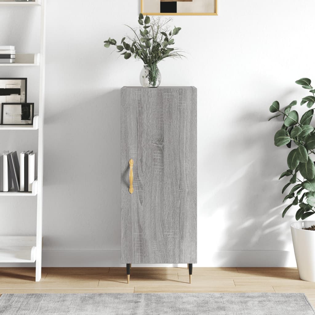 Sideboard Grau Sonoma 34,5x34x90 cm Holzwerkstoff