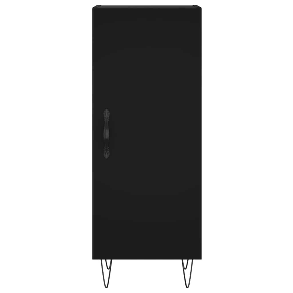 Sideboard Schwarz 34,5x34x90 cm Holzwerkstoff
