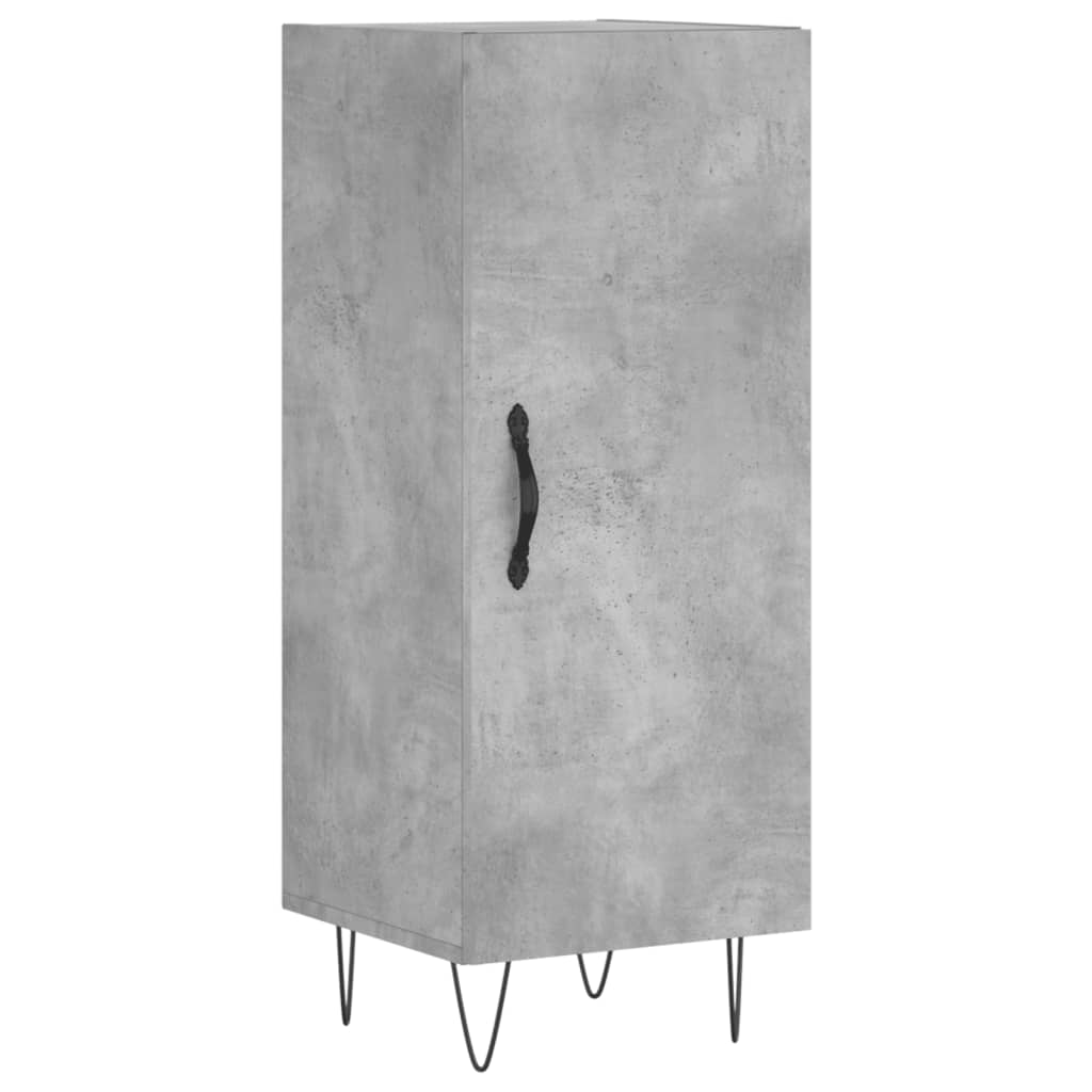 Sideboard Betongrau 34,5x34x90 cm Holzwerkstoff