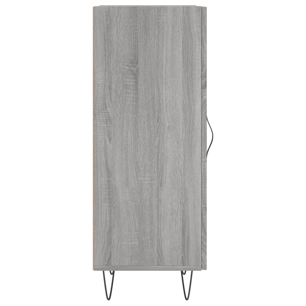 Sideboard Grau Sonoma 34,5x34x90 cm Holzwerkstoff