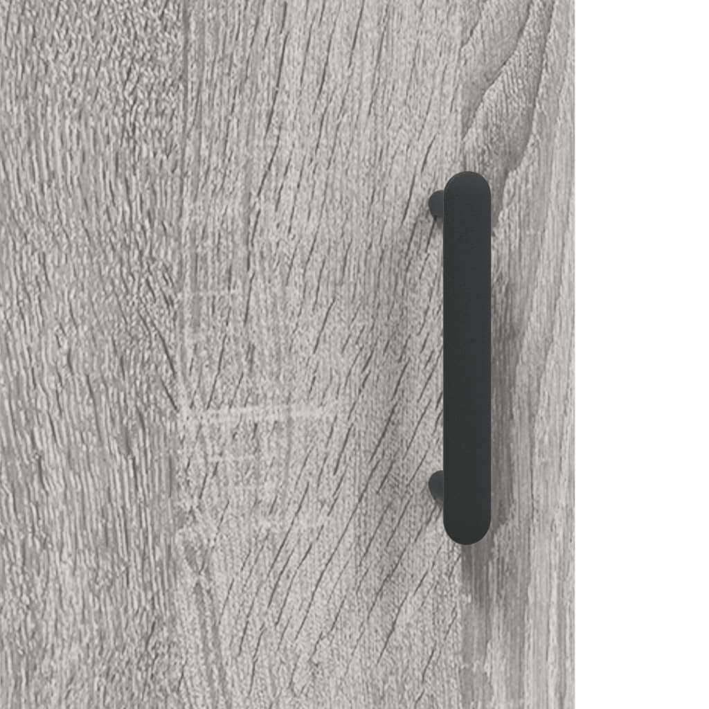 Sideboard Grau Sonoma 34,5x34x90 cm Holzwerkstoff