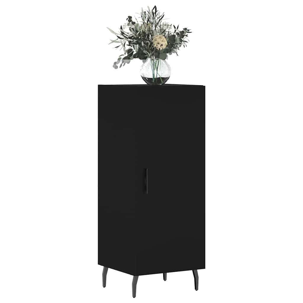 Sideboard Schwarz 34,5x34x90 cm Holzwerkstoff