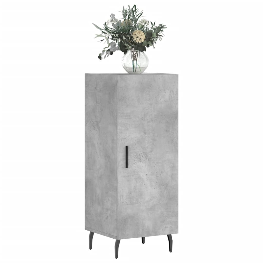 Sideboard Betongrau 34,5x34x90 cm Holzwerkstoff