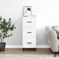 Sideboard Weiß 34,5x34x90 cm Holzwerkstoff