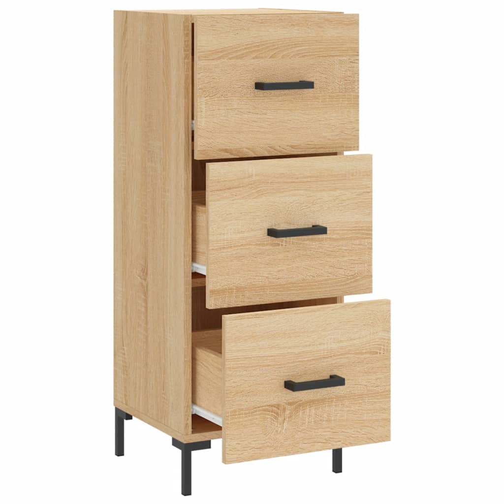 Sideboard Sonoma-Eiche 34,5x34x90 cm Holzwerkstoff