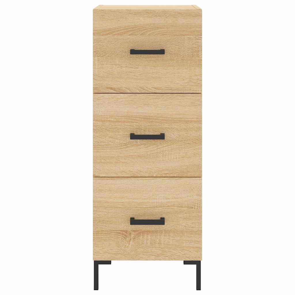 Sideboard Sonoma-Eiche 34,5x34x90 cm Holzwerkstoff
