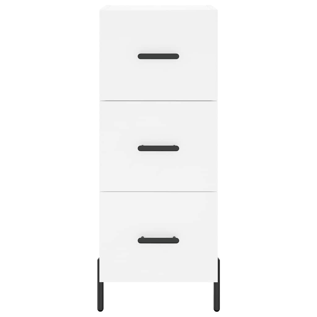 Sideboard Weiß 34,5x34x90 cm Holzwerkstoff