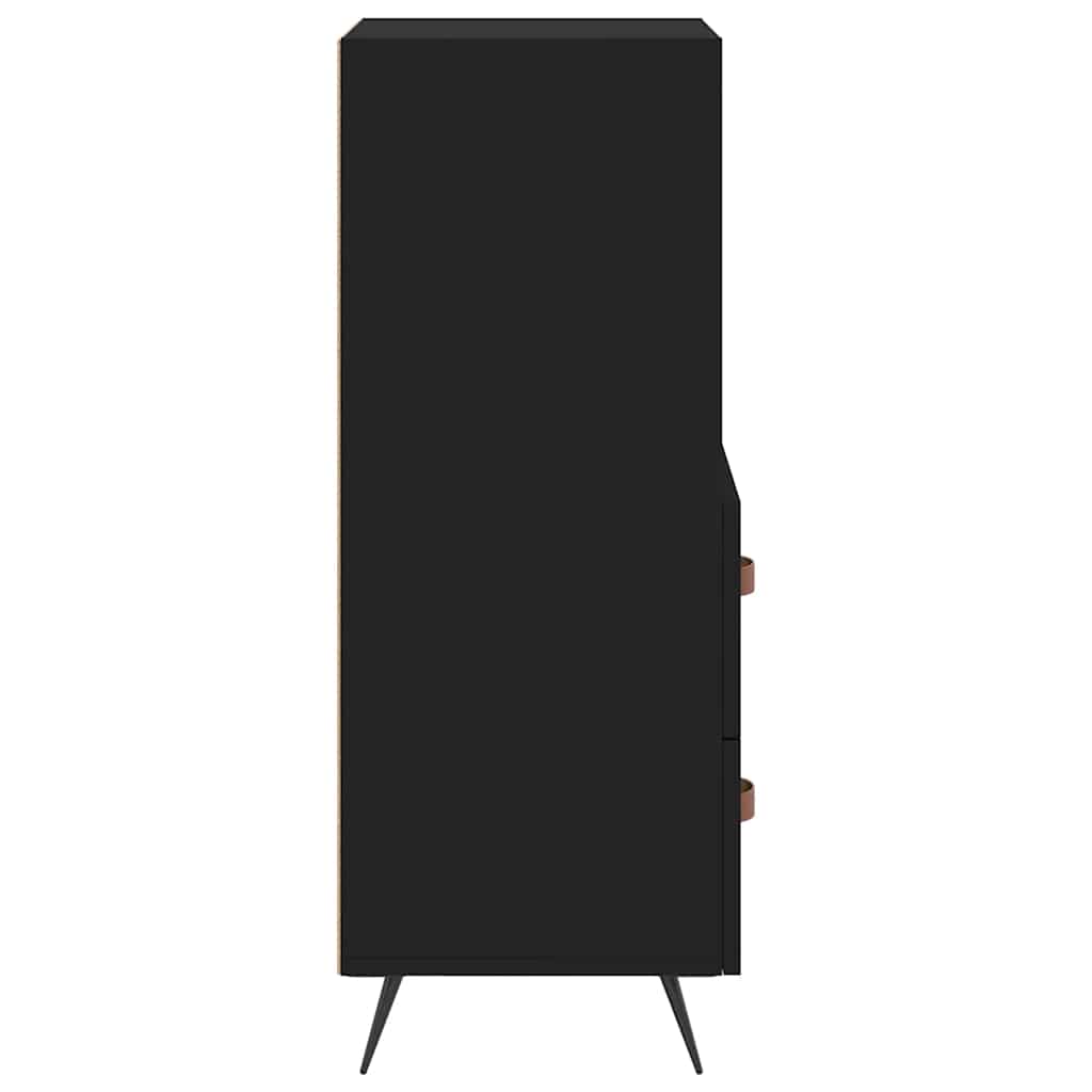 Sideboard Schwarz 34,5x34x90 cm Holzwerkstoff