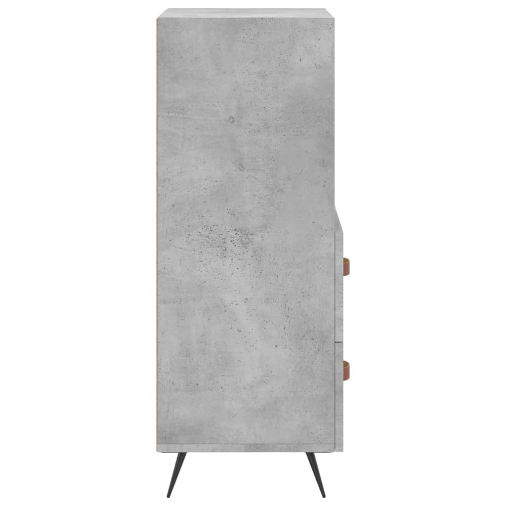 Sideboard Betongrau 34,5x34x90 cm Holzwerkstoff