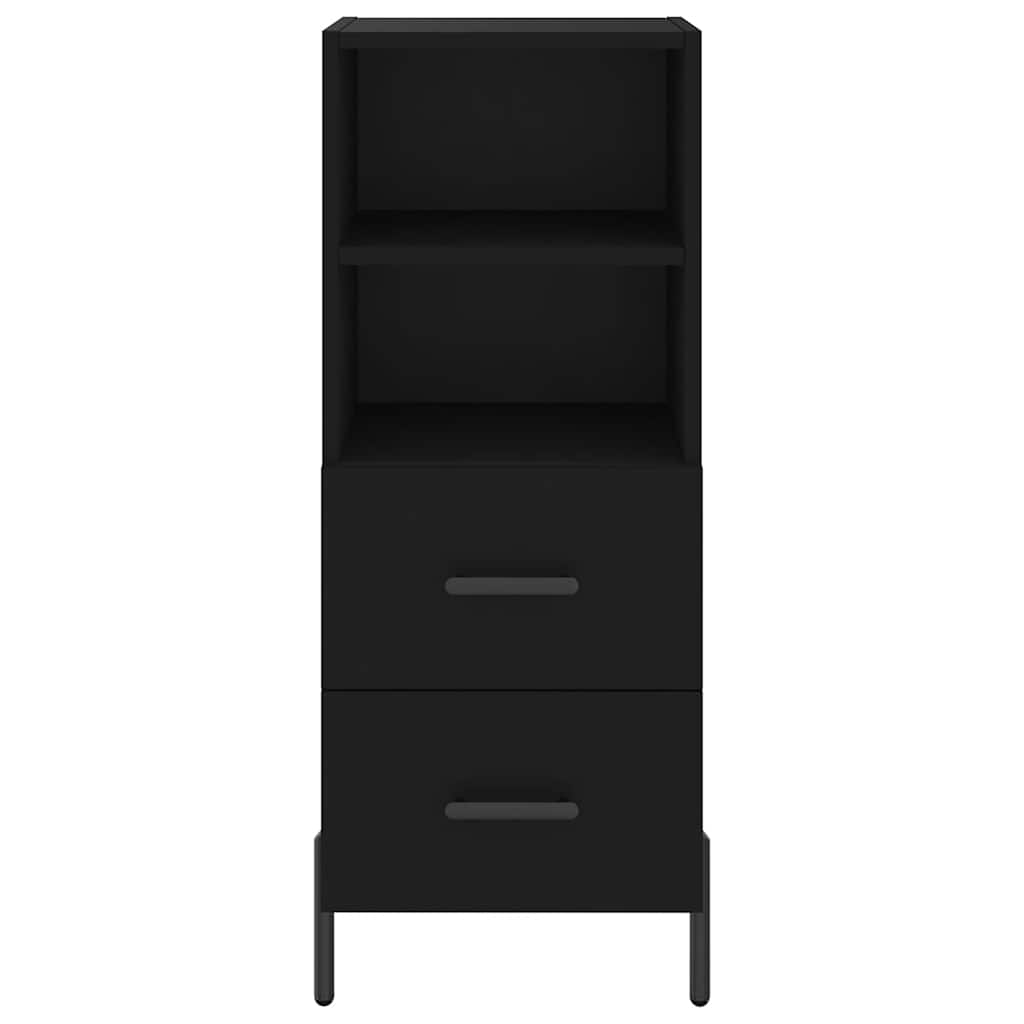 Sideboard Schwarz 34,5x34x90 cm Holzwerkstoff