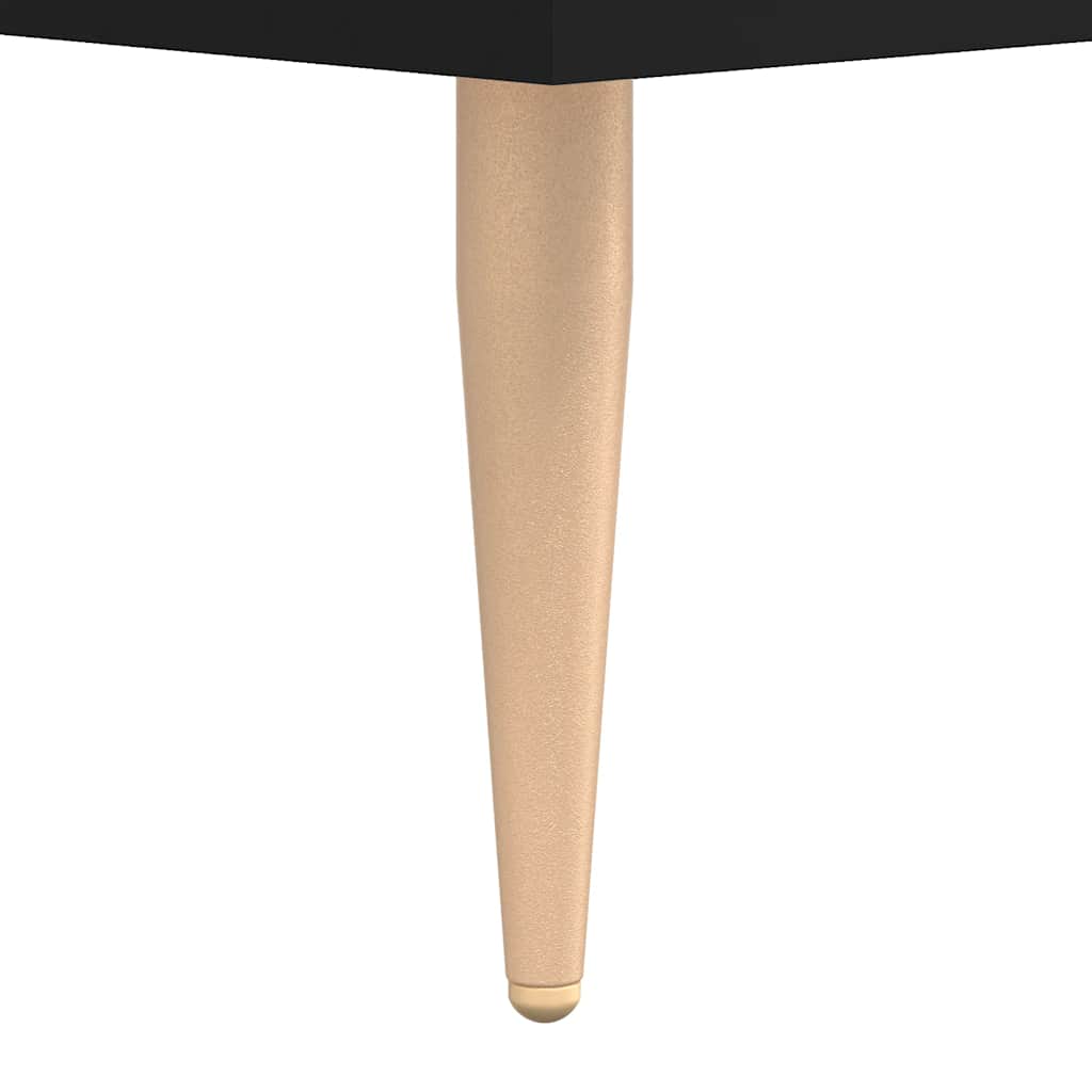 Sideboard Schwarz 34,5x32,5x90 cm Holzwerkstoff