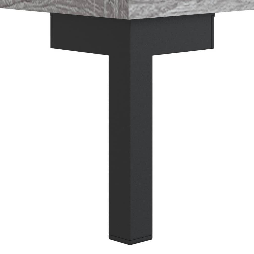 Sideboard Grau Sonoma 34,5x32,5x90 cm Holzwerkstoff