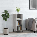 Sideboard Grau Sonoma 34,5x32,5x90 cm Holzwerkstoff