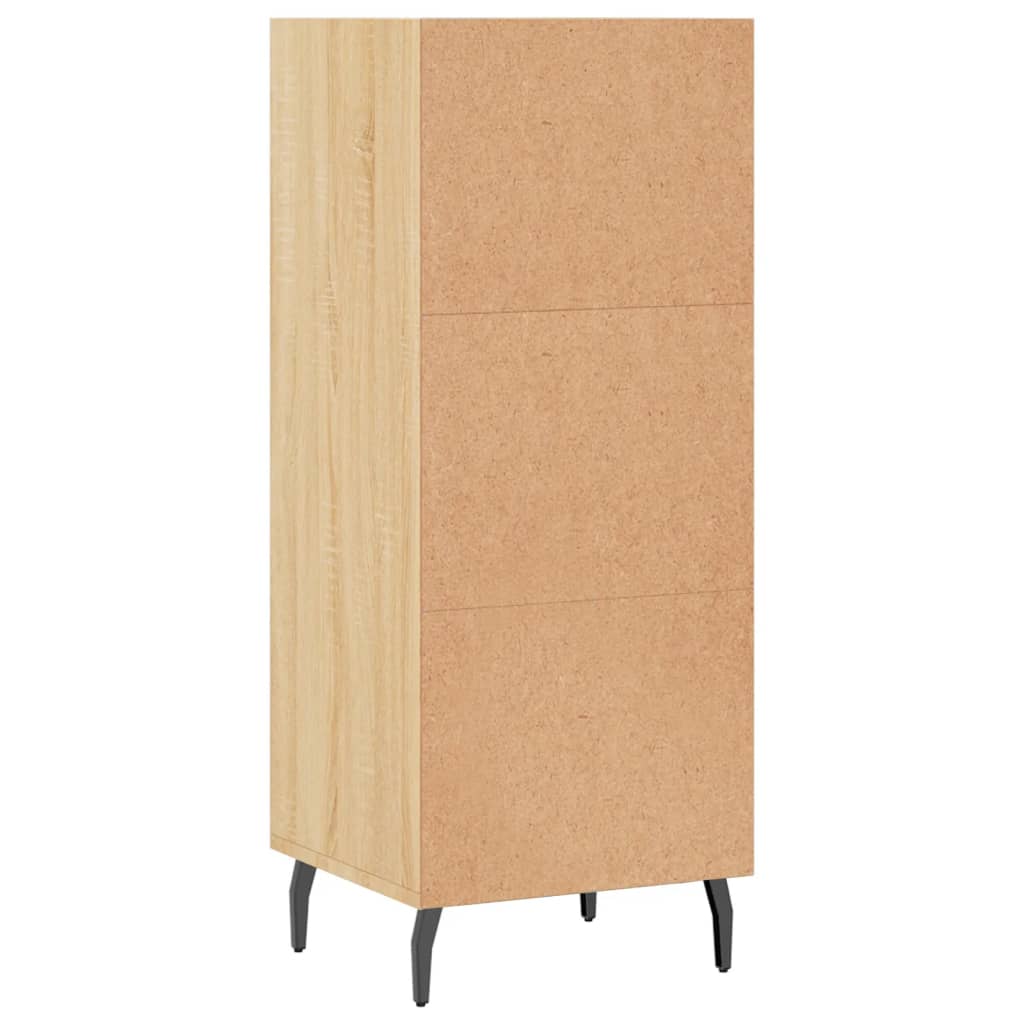 Sideboard Sonoma-Eiche 34,5x32,5x90 cm Holzwerkstoff
