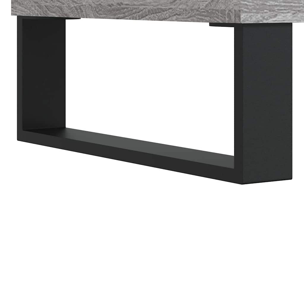Sideboard Grau Sonoma 34,5x32,5x90 cm Holzwerkstoff