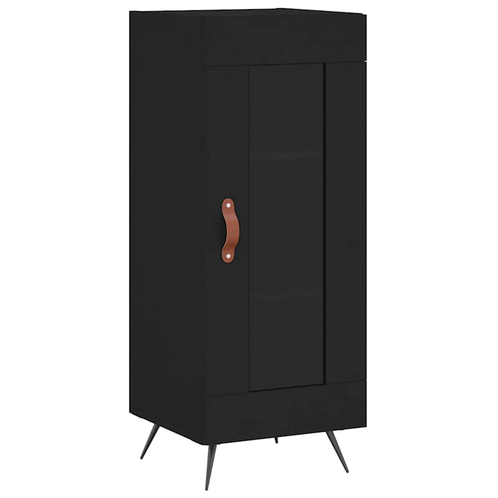Sideboard Schwarz 34,5x34x90 cm Holzwerkstoff