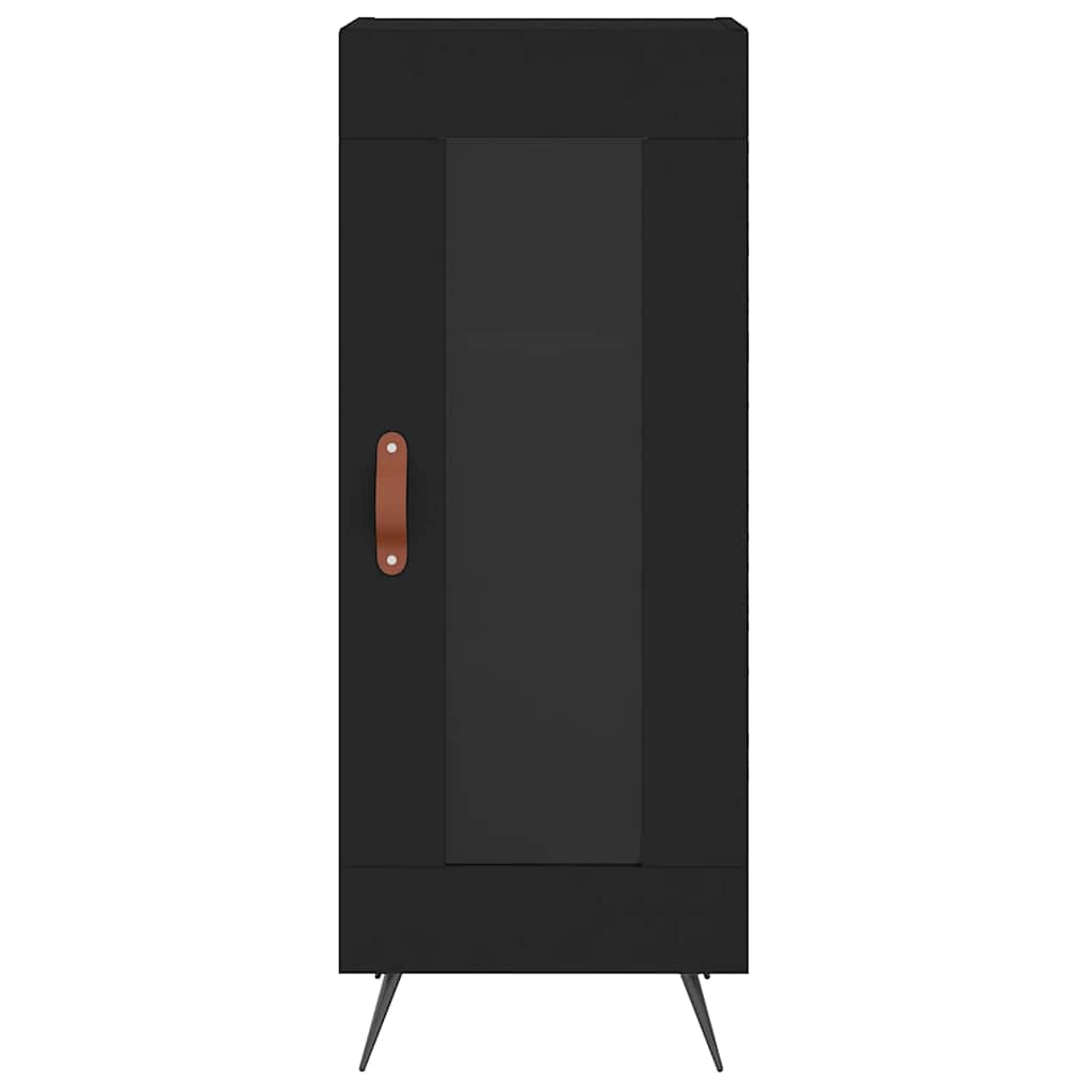 Sideboard Schwarz 34,5x34x90 cm Holzwerkstoff
