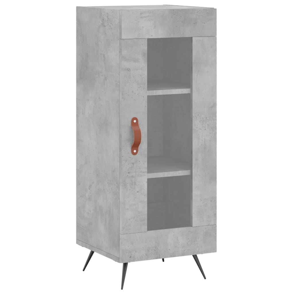 Sideboard Betongrau 34,5x34x90 cm Holzwerkstoff