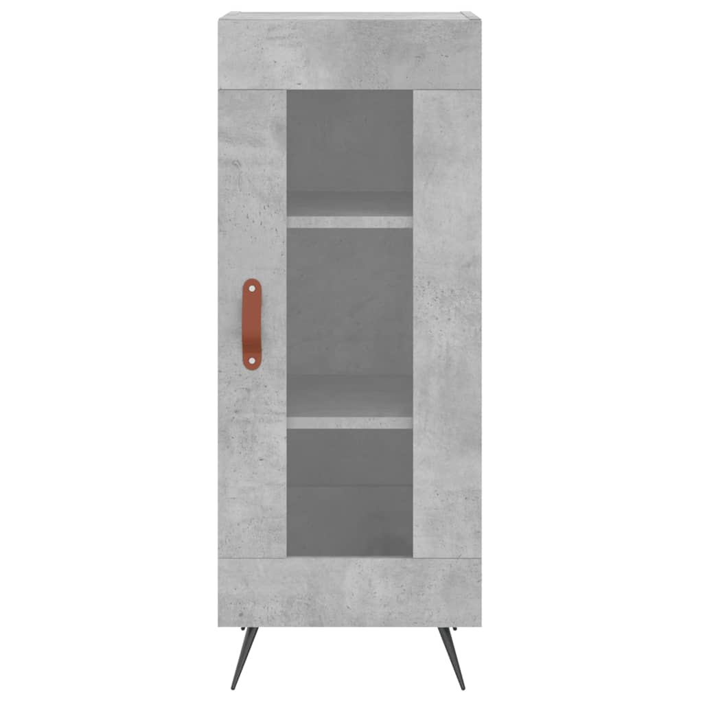 Sideboard Betongrau 34,5x34x90 cm Holzwerkstoff