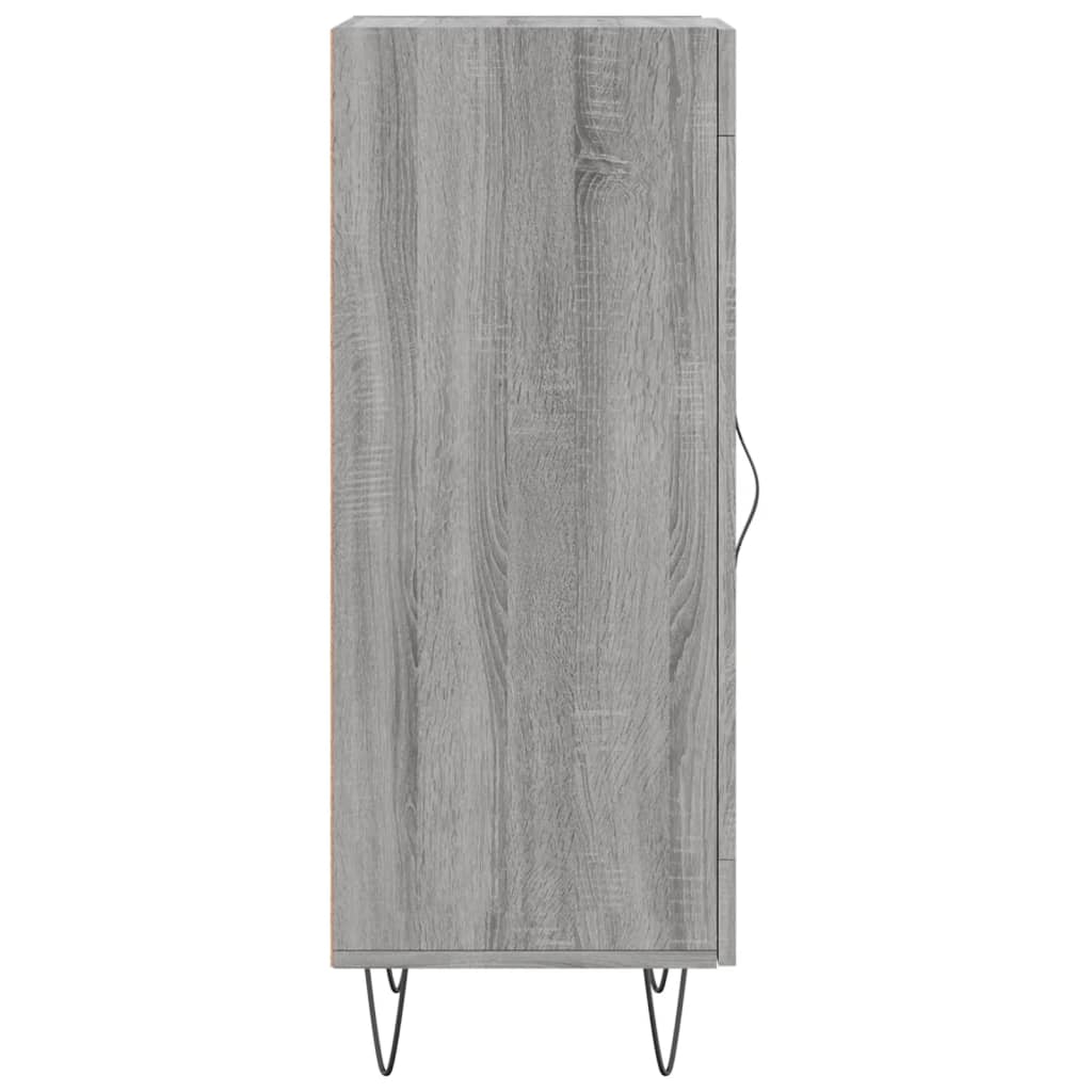 Sideboard Grau Sonoma 34,5x34x90 cm Holzwerkstoff