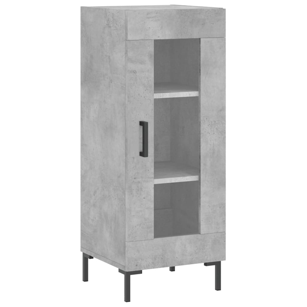 Sideboard Betongrau 34,5x34x90 cm Holzwerkstoff