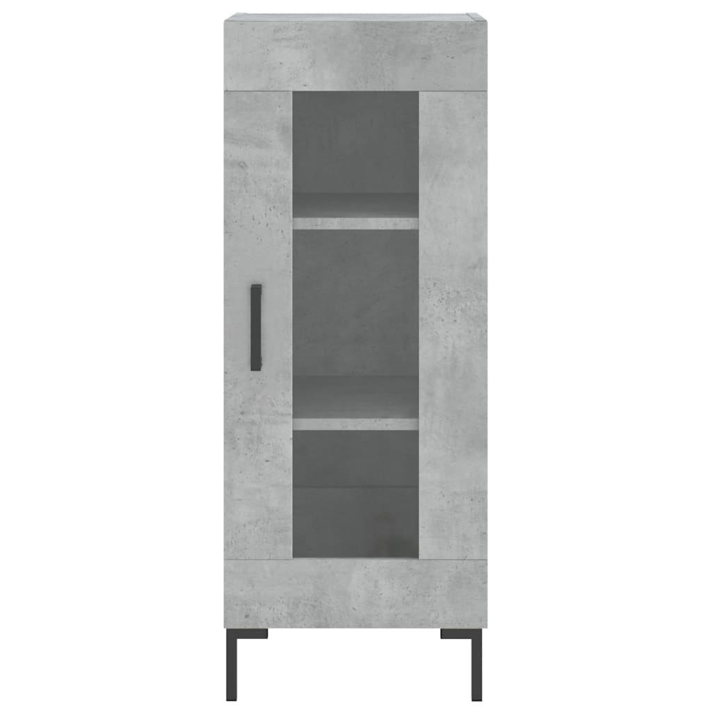 Sideboard Betongrau 34,5x34x90 cm Holzwerkstoff