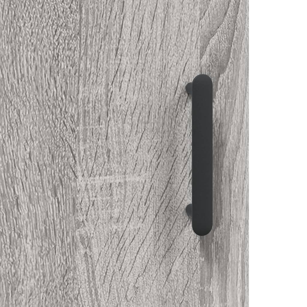 Sideboard Grau Sonoma 34,5x34x90 cm Holzwerkstoff
