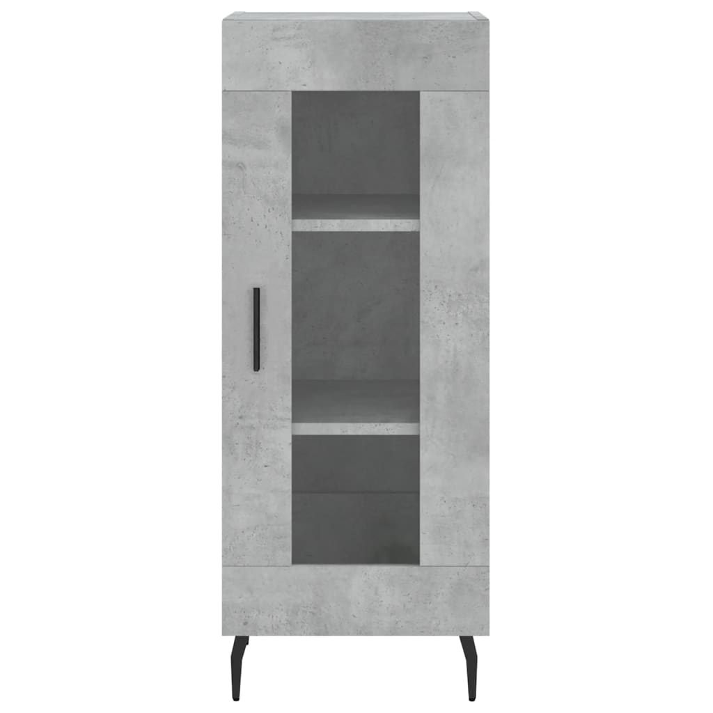 Sideboard Betongrau 34,5x34x90 cm Holzwerkstoff