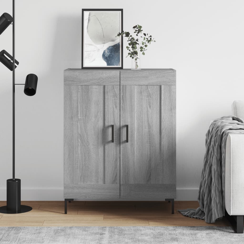 Sideboard Grau Sonoma 69,5x34x90 cm Holzwerkstoff