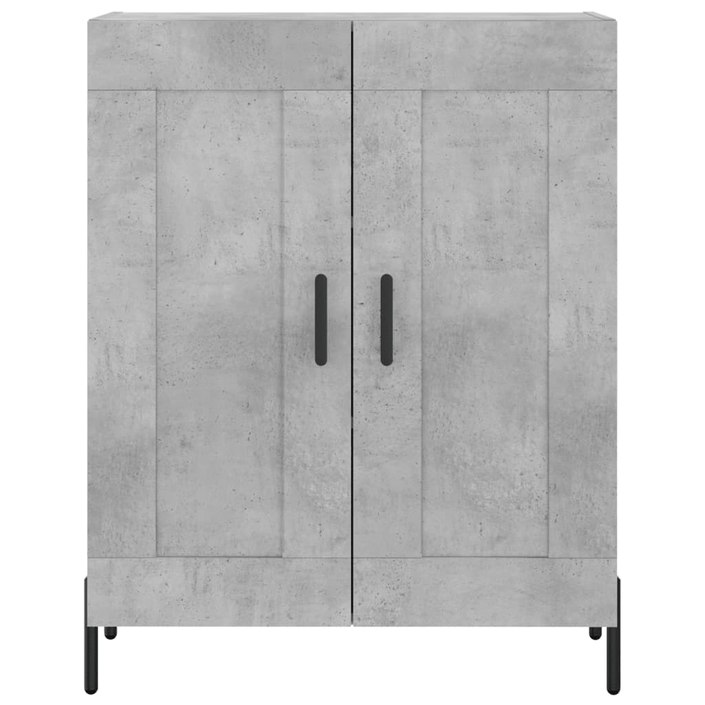 Sideboard Betongrau 69,5x34x90 cm Holzwerkstoff