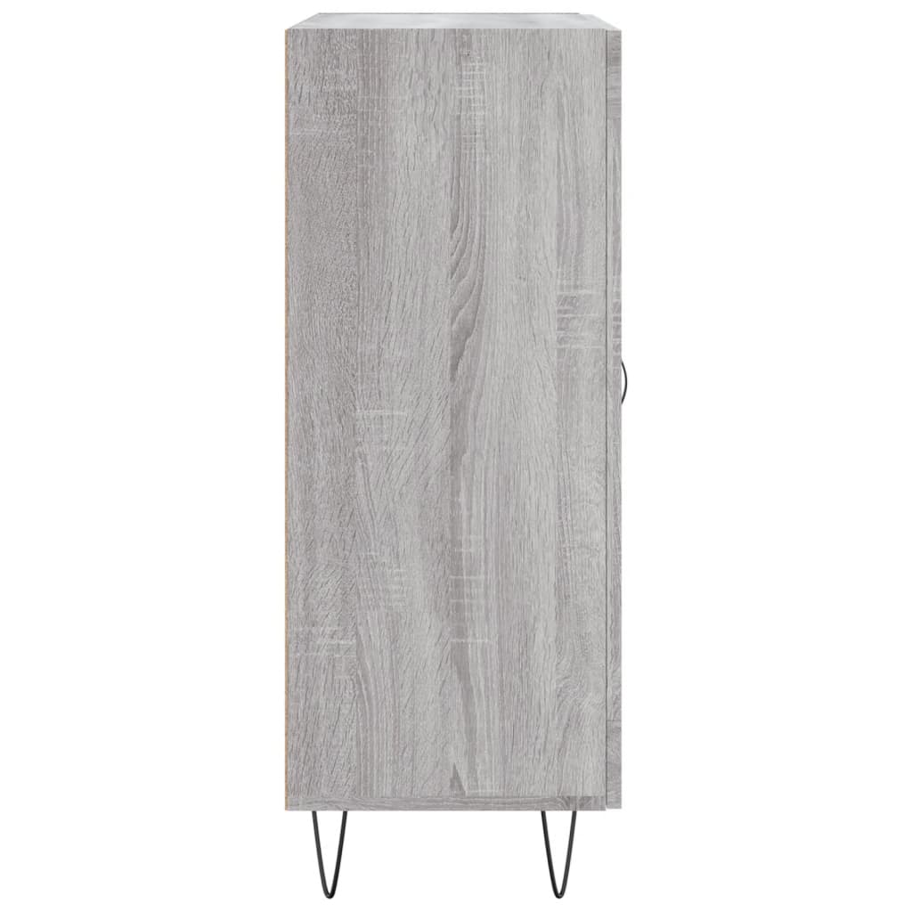Sideboard Grau Sonoma 69,5x34x90 cm Holzwerkstoff