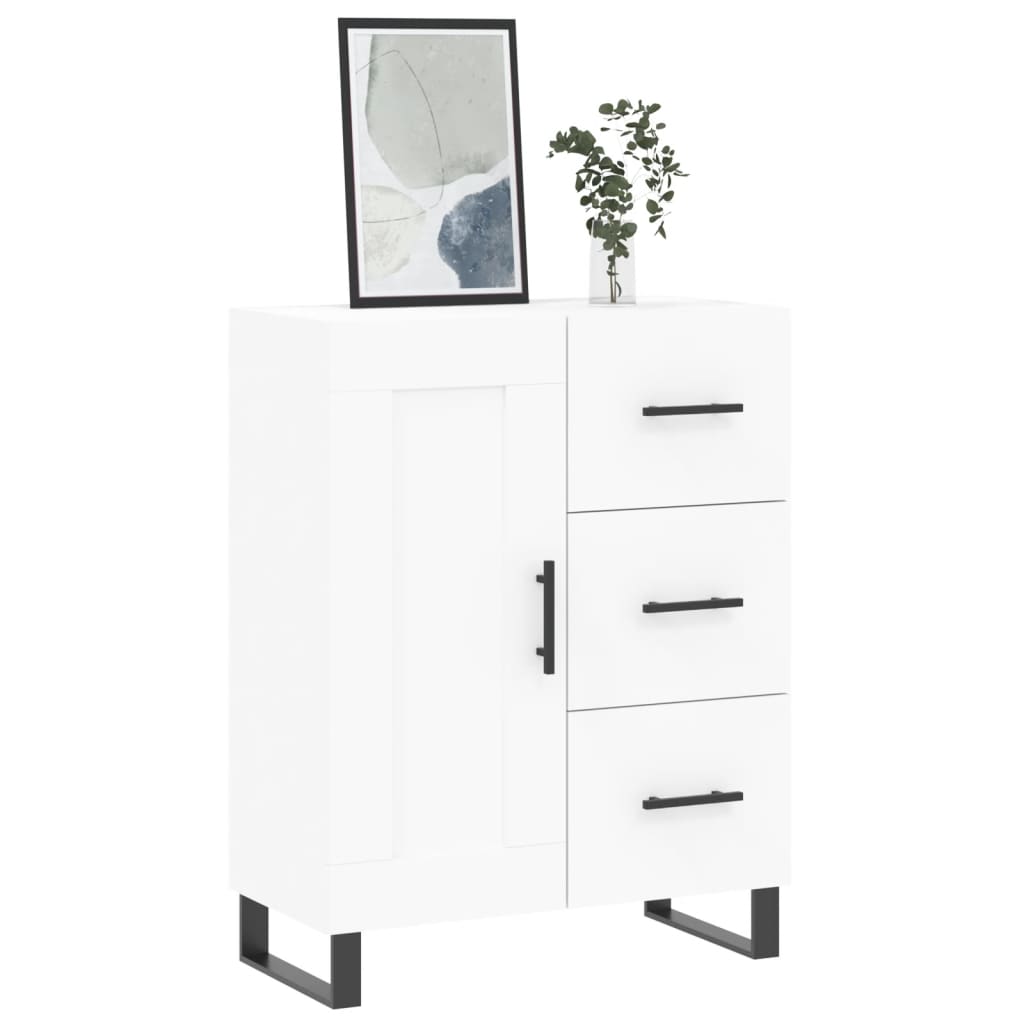 Sideboard Weiß 69,5x34x90 cm Holzwerkstoff