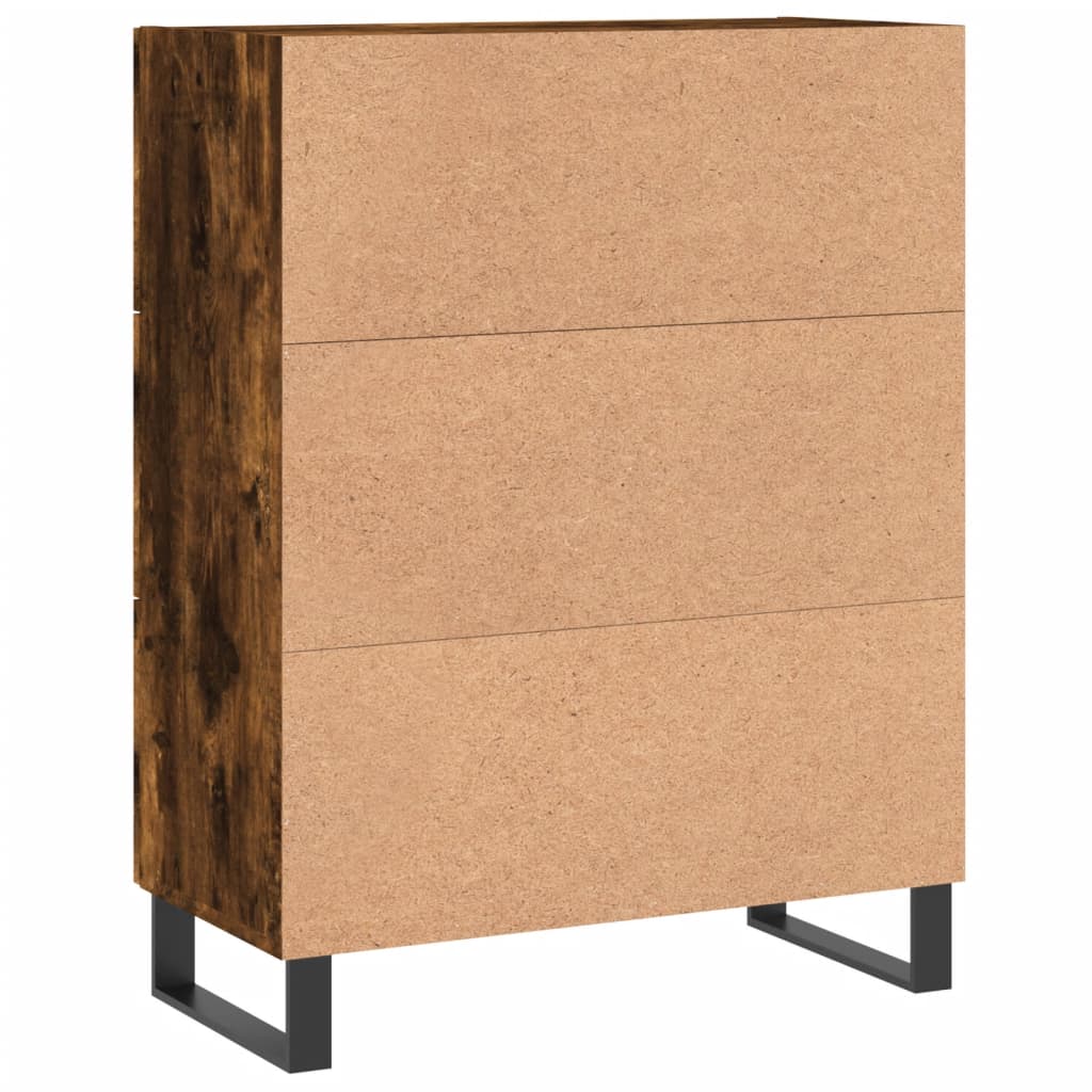Sideboard Räuchereiche 69,5x34x90 cm Holzwerkstoff