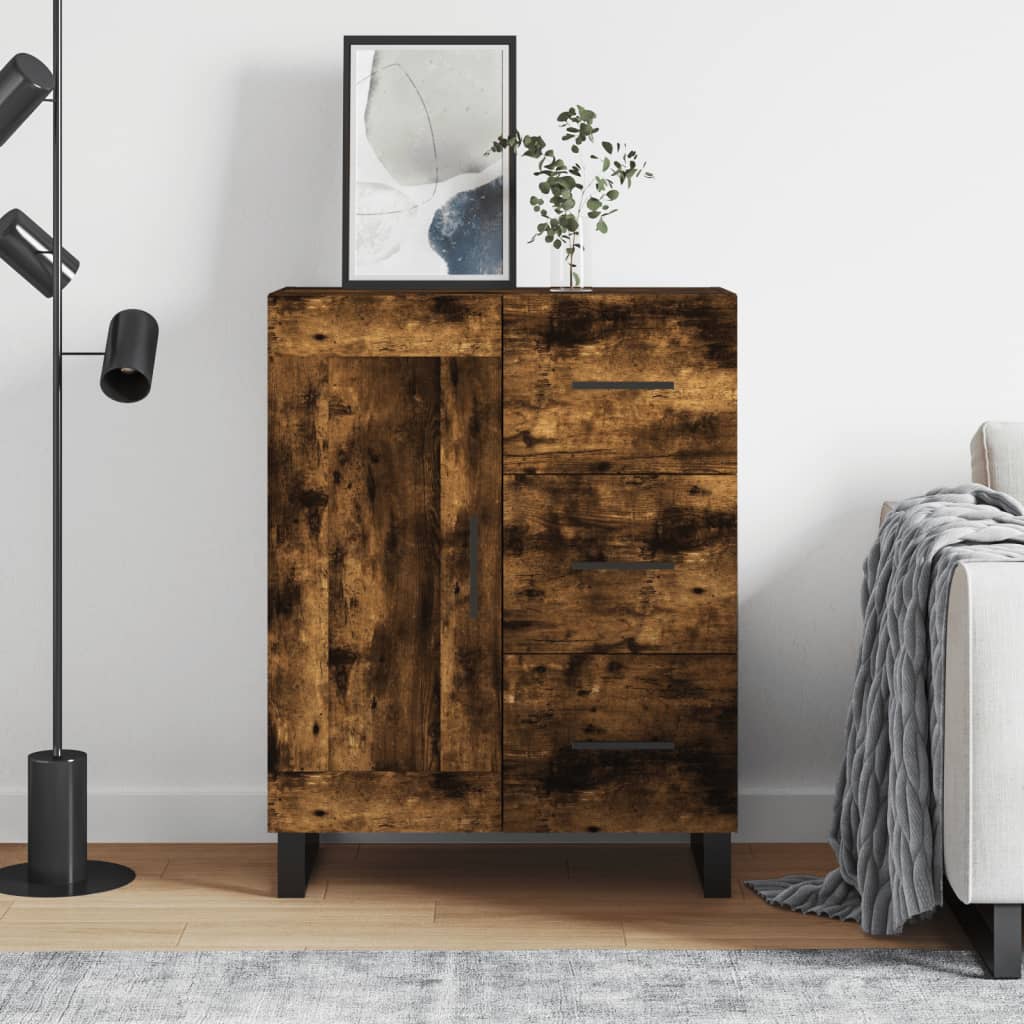 Sideboard Räuchereiche 69,5x34x90 cm Holzwerkstoff