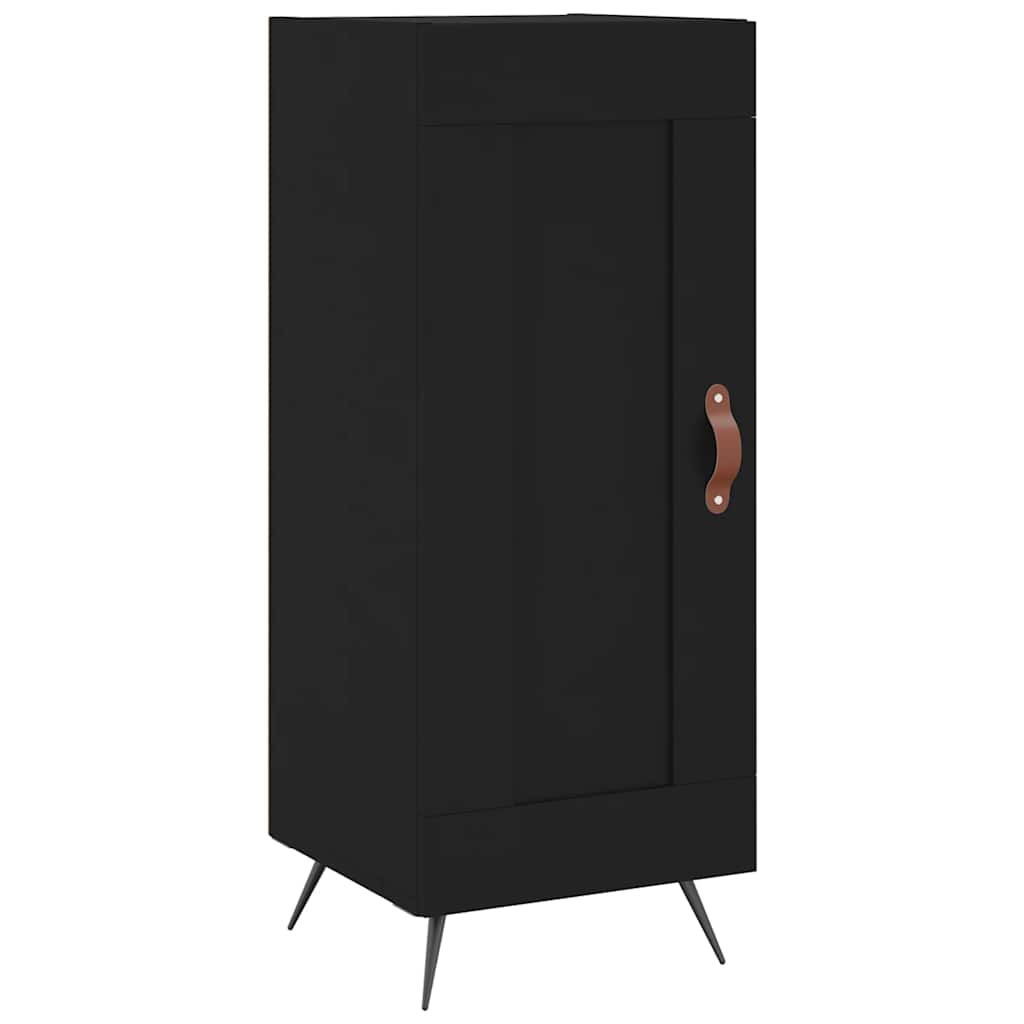 Sideboard Schwarz 34,5x34x90 cm Holzwerkstoff