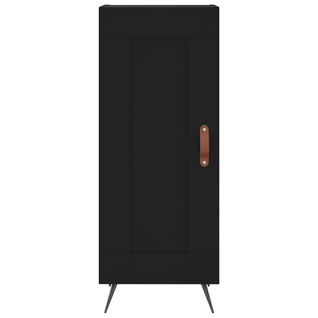 Sideboard Schwarz 34,5x34x90 cm Holzwerkstoff
